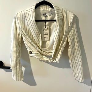 Zara cropped blazer
